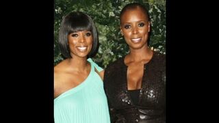 Tasha Smith with her twin sister Sidra Smith ❤️❤️❤️#shorts #love #family #celebrity #movie