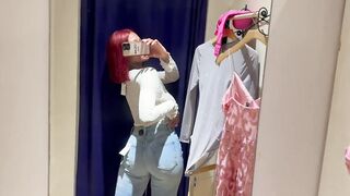 Try On Haul: See-through Clothes and Perfect Dress Try On In The Mall