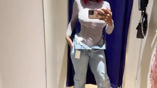 Try On Haul: See-through Clothes and Perfect Dress Try On In The Mall