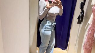 Try On Haul: See-through Clothes and Perfect Dress Try On In The Mall