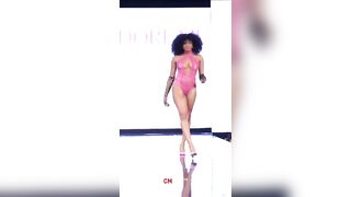 SLOMO PT10 ADORE ME LINGERIE RUNWAY SHOW ART HEARTS FASHION