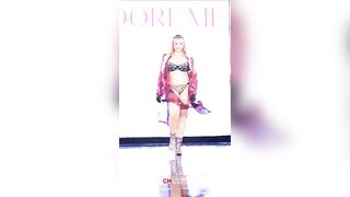 SLOMO PT11 ADORE ME LINGERIE RUNWAY SHOW ART HEARTS FASHION