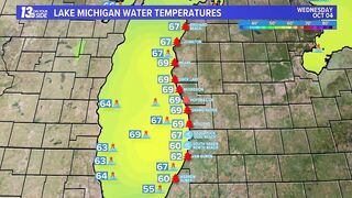 Beach & Boating Forecast: Wednesday October 4, 2023