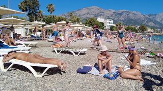 Kemer Beach Walk Antalya Turkey, September 2023 4K