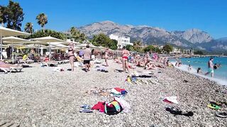 Kemer Beach Walk Antalya Turkey, September 2023 4K