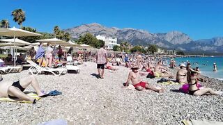 Kemer Beach Walk Antalya Turkey, September 2023 4K