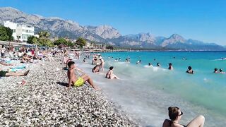 Kemer Beach Walk Antalya Turkey, September 2023 4K