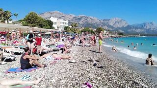 Kemer Beach Walk Antalya Turkey, September 2023 4K