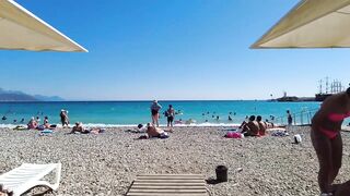 Kemer Beach Walk Antalya Turkey, September 2023 4K