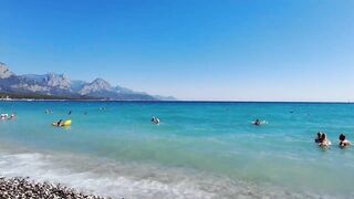 Kemer Beach Walk Antalya Turkey, September 2023 4K