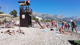 Kemer Beach Walk Antalya Turkey, September 2023 4K