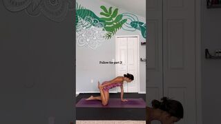 Funky table top transitions- subscribe for part 2! #yoga #yogapose #transitions