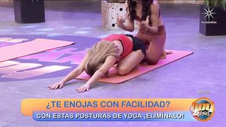 Elimina el enojo y siéntete mejor con la rutina de yoga de Hoy | Programa Hoy