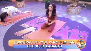 Elimina el enojo y siéntete mejor con la rutina de yoga de Hoy | Programa Hoy