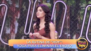 Elimina el enojo y siéntete mejor con la rutina de yoga de Hoy | Programa Hoy