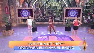 Elimina el enojo y siéntete mejor con la rutina de yoga de Hoy | Programa Hoy