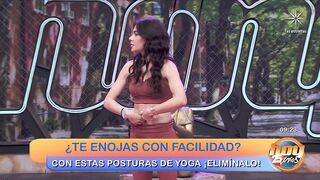 Elimina el enojo y siéntete mejor con la rutina de yoga de Hoy | Programa Hoy