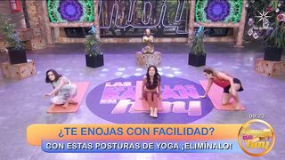 Elimina el enojo y siéntete mejor con la rutina de yoga de Hoy | Programa Hoy