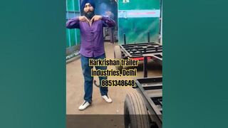 we manufacture all types of trolley and trailer for pan India and world wide delivery #delhi #viral