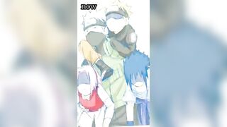 team 7 then vs now#anime#trending#naruto#shortsfeed#animeshorts#funny