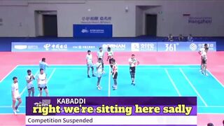 Kabaddi asian games 2023 Controversial Raid by Pawan | India vs Iran kabaddi match controversy