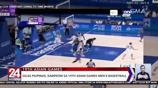 Gilas Pilipinas, kampeon sa 19th Asian Games Men's Basketball | 24 Oras Weekend