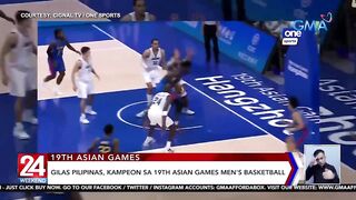 Gilas Pilipinas, kampeon sa 19th Asian Games Men's Basketball | 24 Oras Weekend