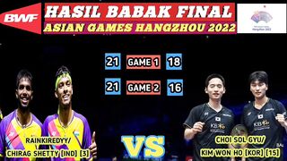 Hasil Final Badminton Asian Games 2023 Hari Ini ~ Li Shi Feng Raih Medali Emas!