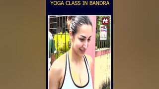 MALAIKA ARORA को YOGA CLASS BANDRA में स्पॉट किया गया | Hit TV Today |