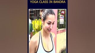 MALAIKA ARORA को YOGA CLASS BANDRA में स्पॉट किया गया | Hit TV World |