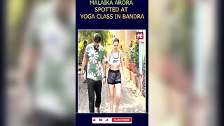 MALAIKA ARORA को YOGA CLASS BANDRA में स्पॉट किया गया | Hit TV World |