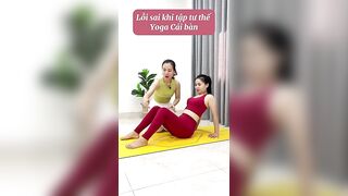 Lỗi sai khi tập tư thế Yoga Cái bàn ngược | MilaYoga #shorts #yogaonline #yogatainha #xuhuong