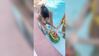 Stretching a Watermelon with plungers- pt 13