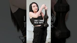 I DESTROYED TikTok's “Bulletproof” Tights! ???? #shorts