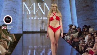 MODELS WALKS MEGAN MAE MIAMI 2023 NYFW RUNWAY SHOW POWERED BY ART HEARTS FASHION