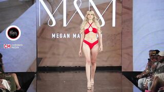 MODELS WALKS MEGAN MAE MIAMI 2023 NYFW RUNWAY SHOW POWERED BY ART HEARTS FASHION