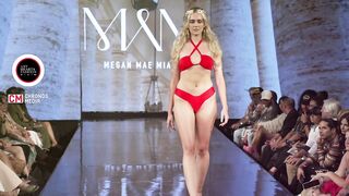 MODELS WALKS MEGAN MAE MIAMI 2023 NYFW RUNWAY SHOW POWERED BY ART HEARTS FASHION