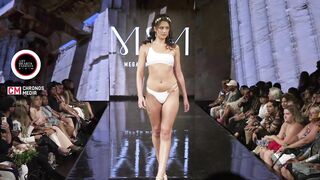 MODELS WALKS MEGAN MAE MIAMI 2023 NYFW RUNWAY SHOW POWERED BY ART HEARTS FASHION