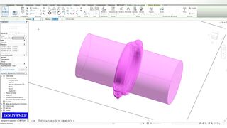 Acople Flexible/Rígido ranurado plantilla incendio en Revit