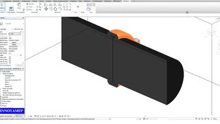 Acople Flexible/Rígido ranurado plantilla incendio en Revit