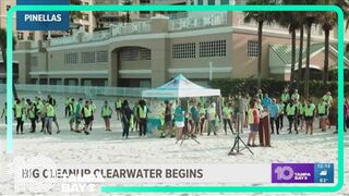 Big Cleanup Clearwater begins at Clearwater beach