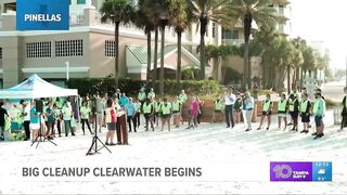 Big Cleanup Clearwater begins at Clearwater beach