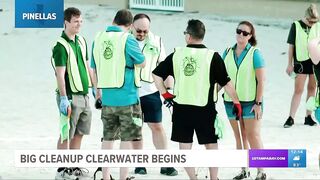 Big Cleanup Clearwater begins at Clearwater beach