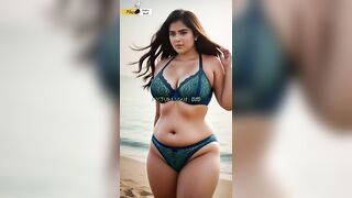 Celebrating Body Positivity at Marina Beach, Chennai: A Plus-Size Beauty's Empowering Journey