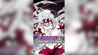 Demonios PODEROSOS en ANIME/MANGA #shorts