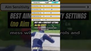 BEST Aim Settings in My hero Ultra Rumble #myheroultrarumble #anime #manga