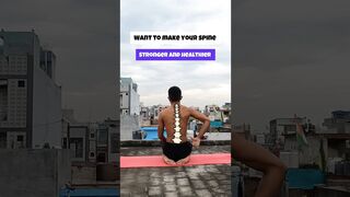 Get stronger and healthier spine ❤️#shorts #spine #yoga #viral