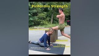 Piriformis stretch for hip mobility #stretching