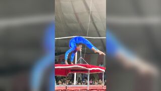 Flexible bones GIRL VERY DANGEROUS STUNT????????????IN LUCKY IRANI CIRCUS #shorts