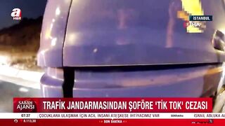 Jandarma önce TikTok'tan uyardı sonra ceza kesti